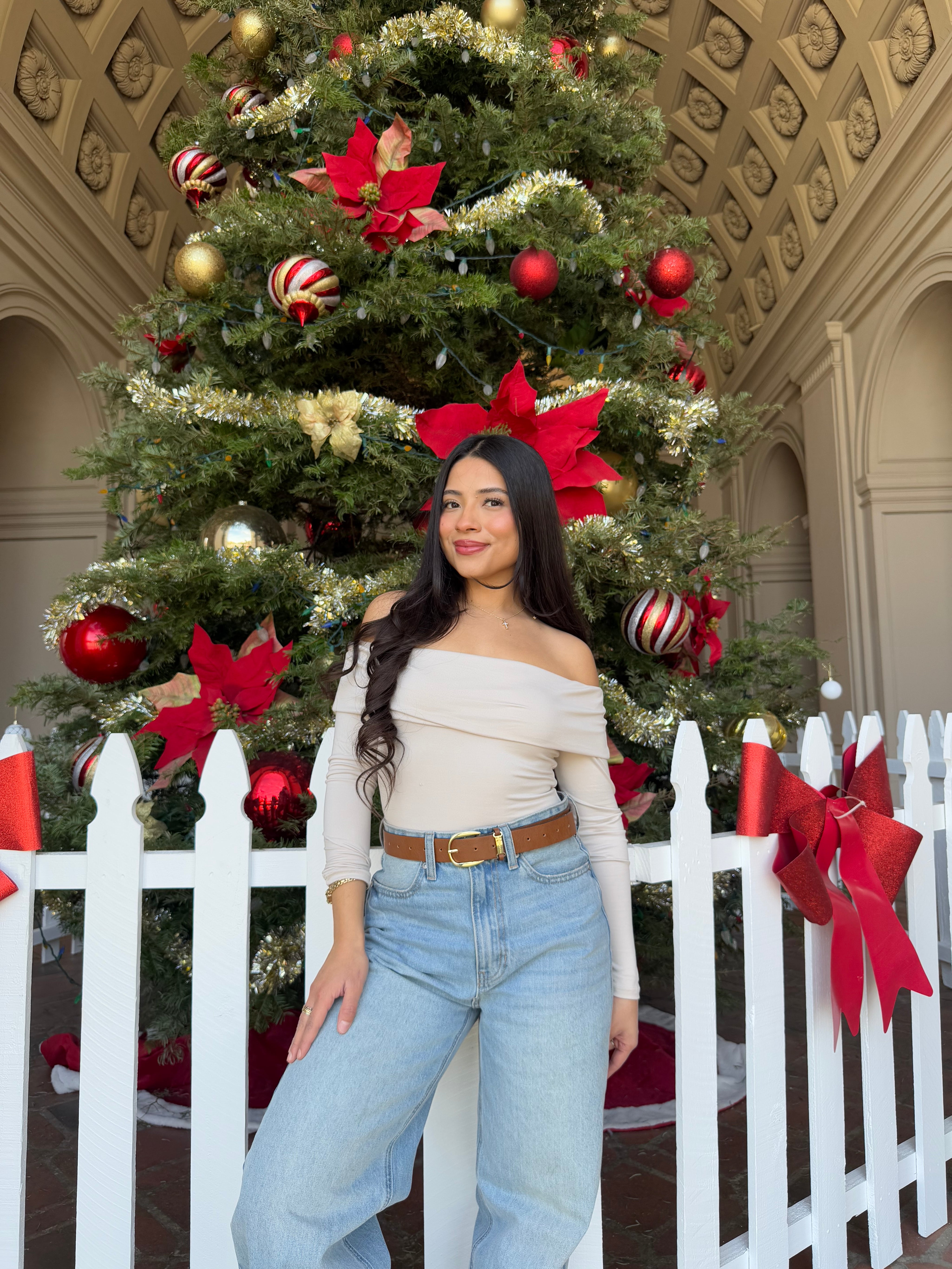 Butter Off the Shoulder Long Sleeve (Oat)