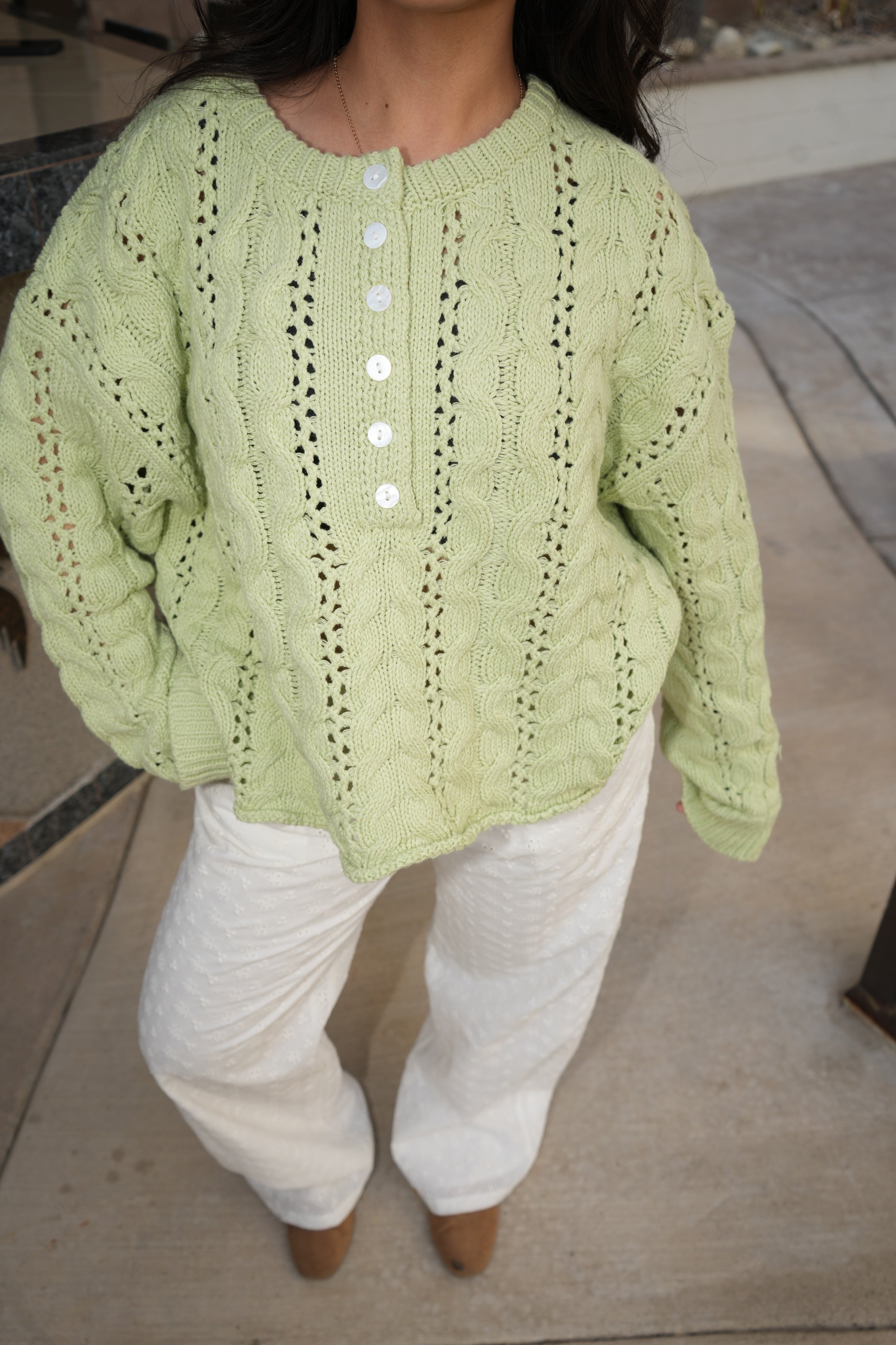 Sweety Summer Knit (Light Green)