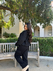 Simple Things Cargo Sweatpants (Black)