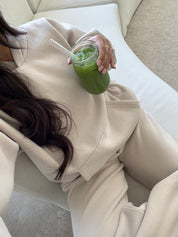 Serene Fleece Sweatpants (Oat)