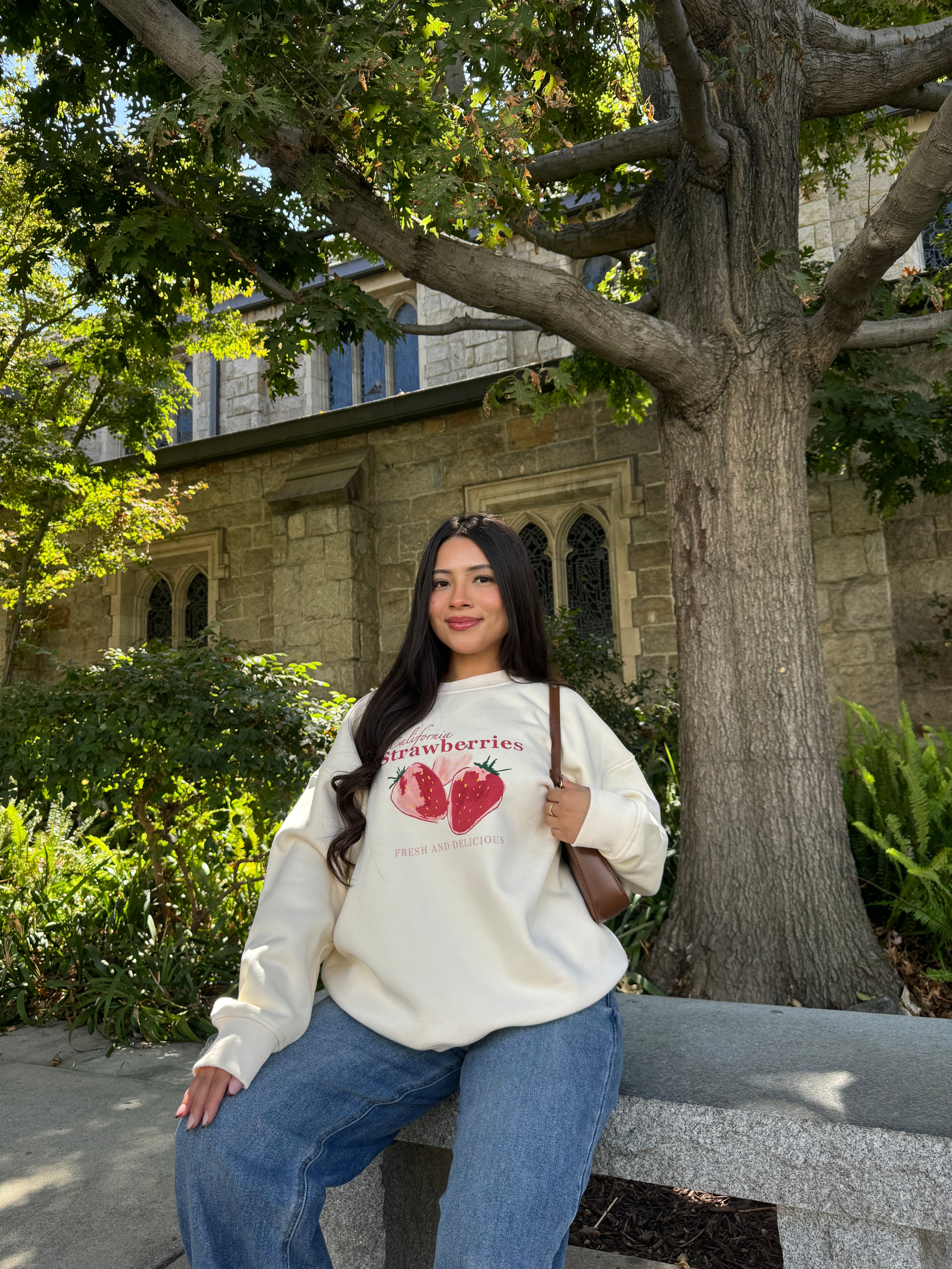 California Strawberries Crewneck