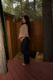 Sunday Drive Poncho (Taupe)