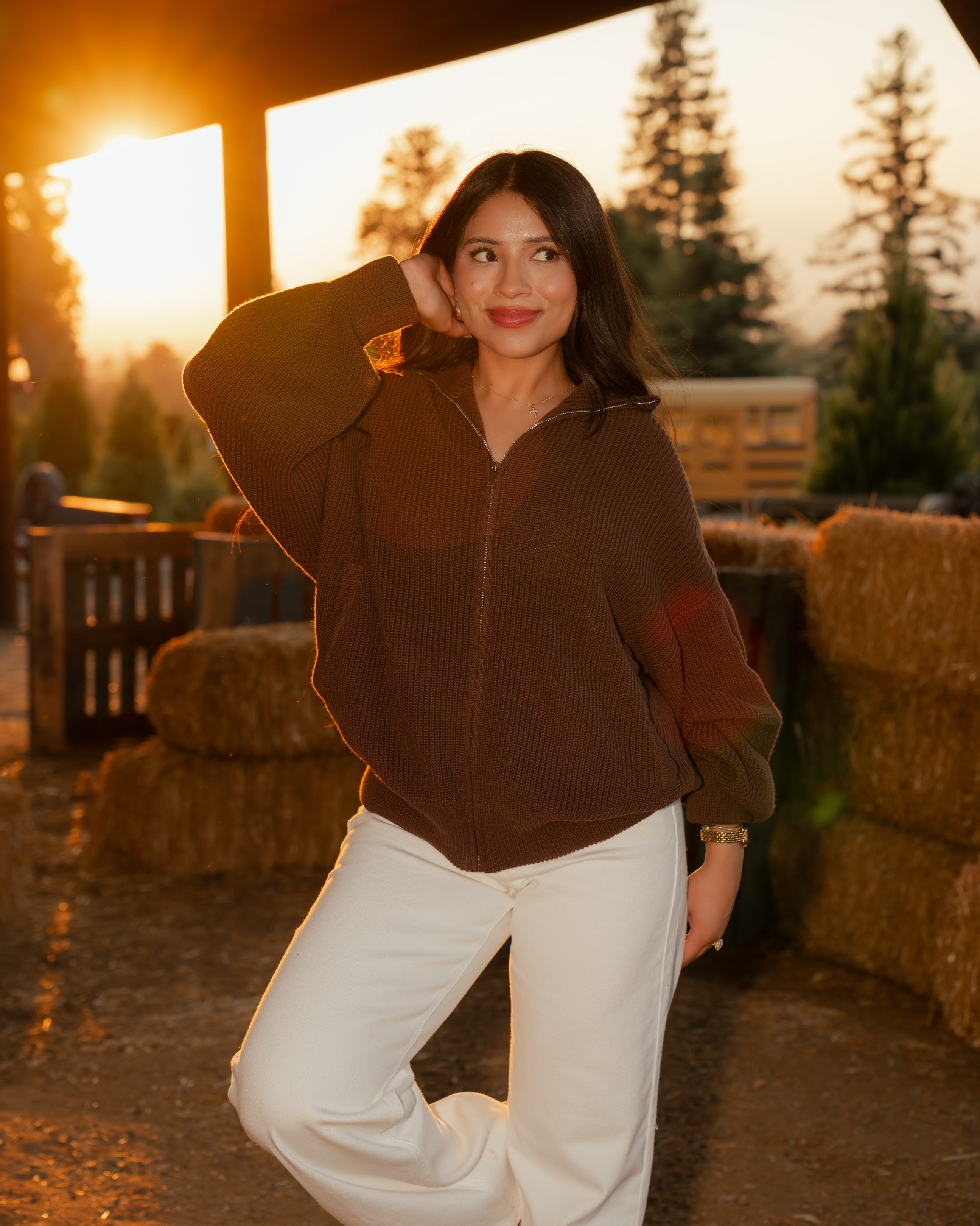 Brown Sugar Oversized Knit (Chocolate)