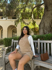 Rory Short Overalls (Taupe)