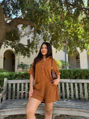 Malibu Romper (Rust)