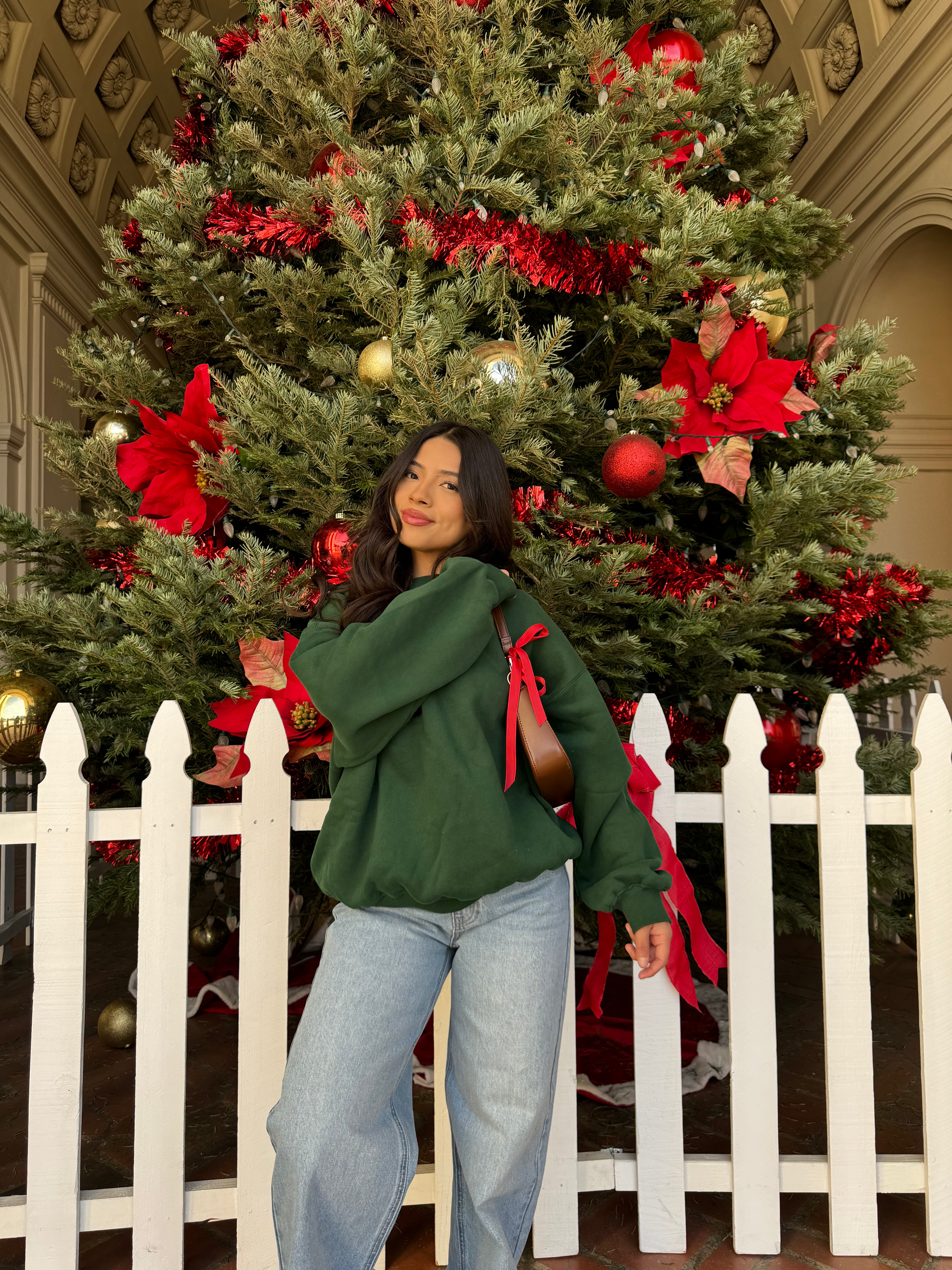 Simple Things Crewneck(Forest Green)