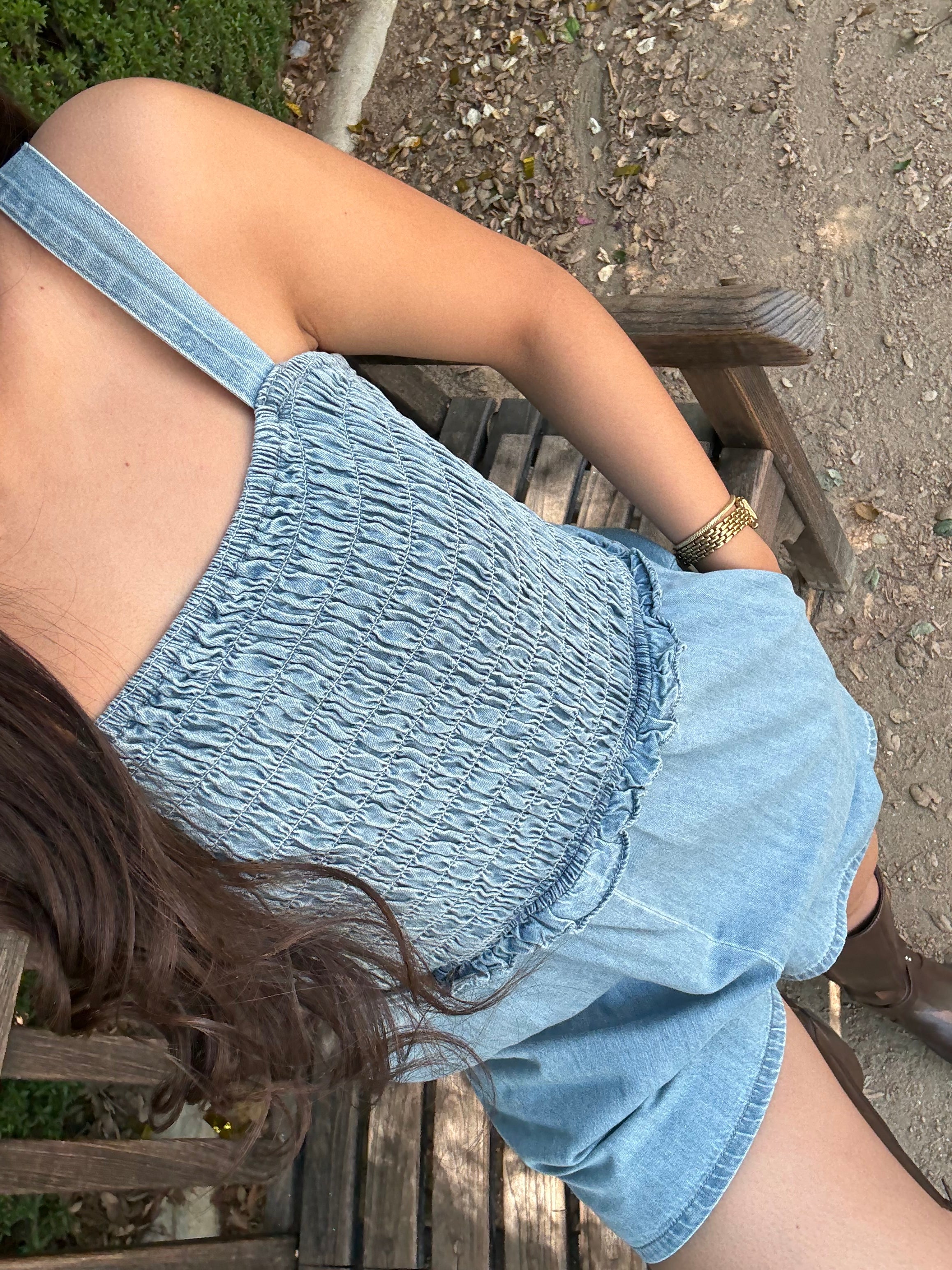 Weekend Denim Romper