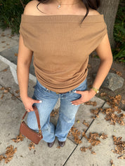 Maple Off The Shoulder Top