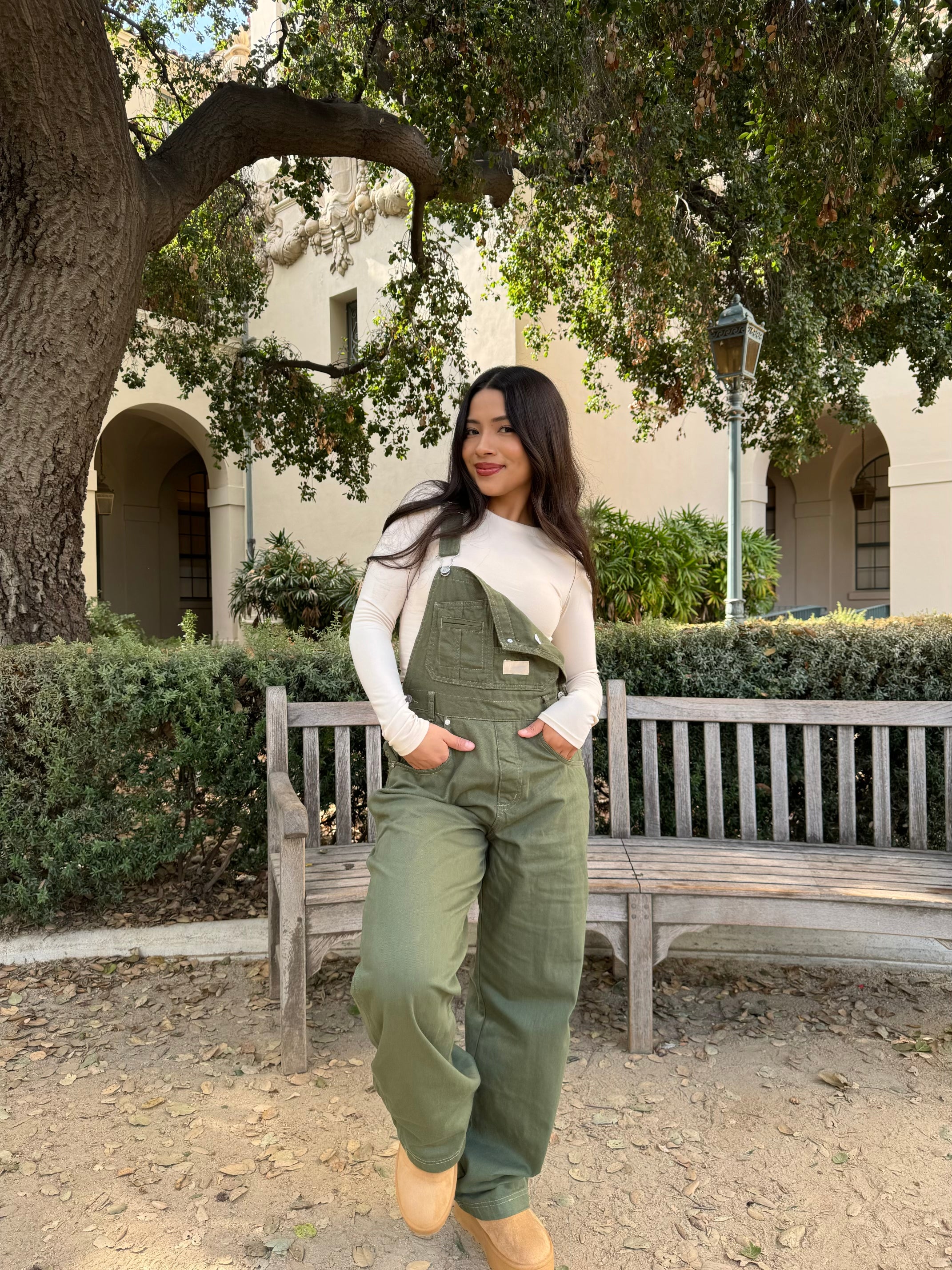 Lover Girl Overalls(Olive)