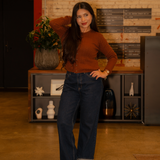 Warm Sugar Knit Cardigan (Chestnut)