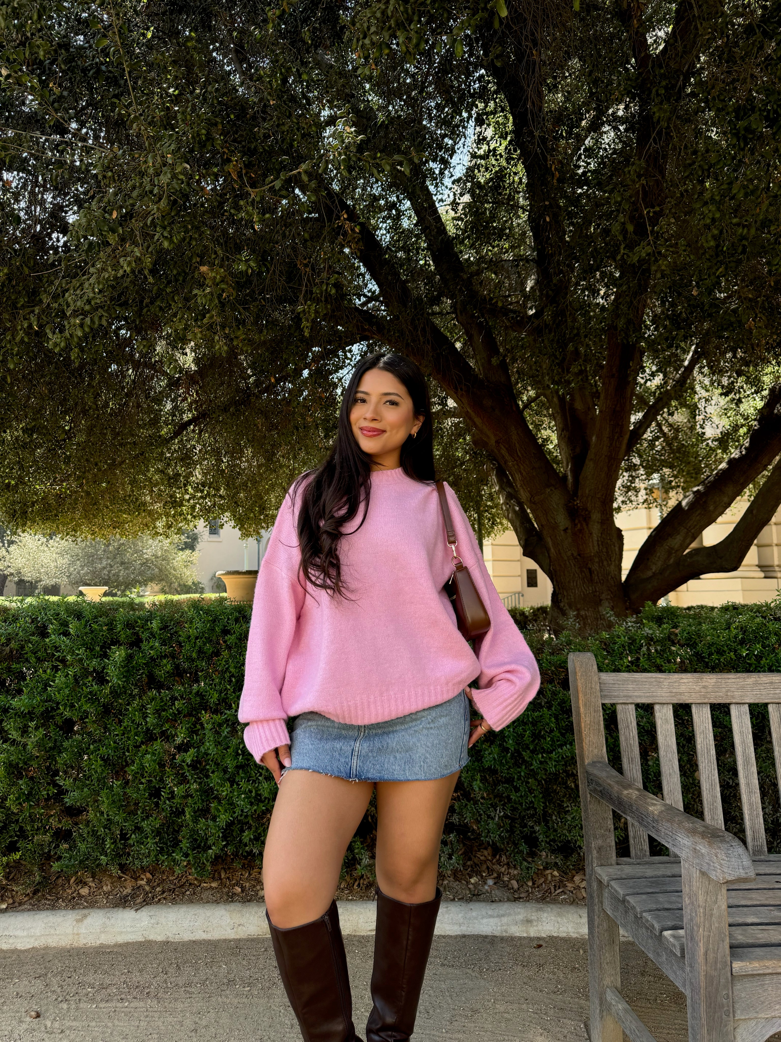 Aspen Oversized Knit (Pink)