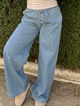 Demi Tie Low Rise Pant