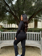 Ballerina Double Layered Set (Round Neck)