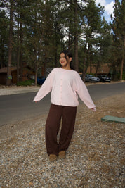Jules Cardigan (Baby Pink)