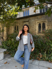 Cozy Season Knit Cardigan (Heather Grey)