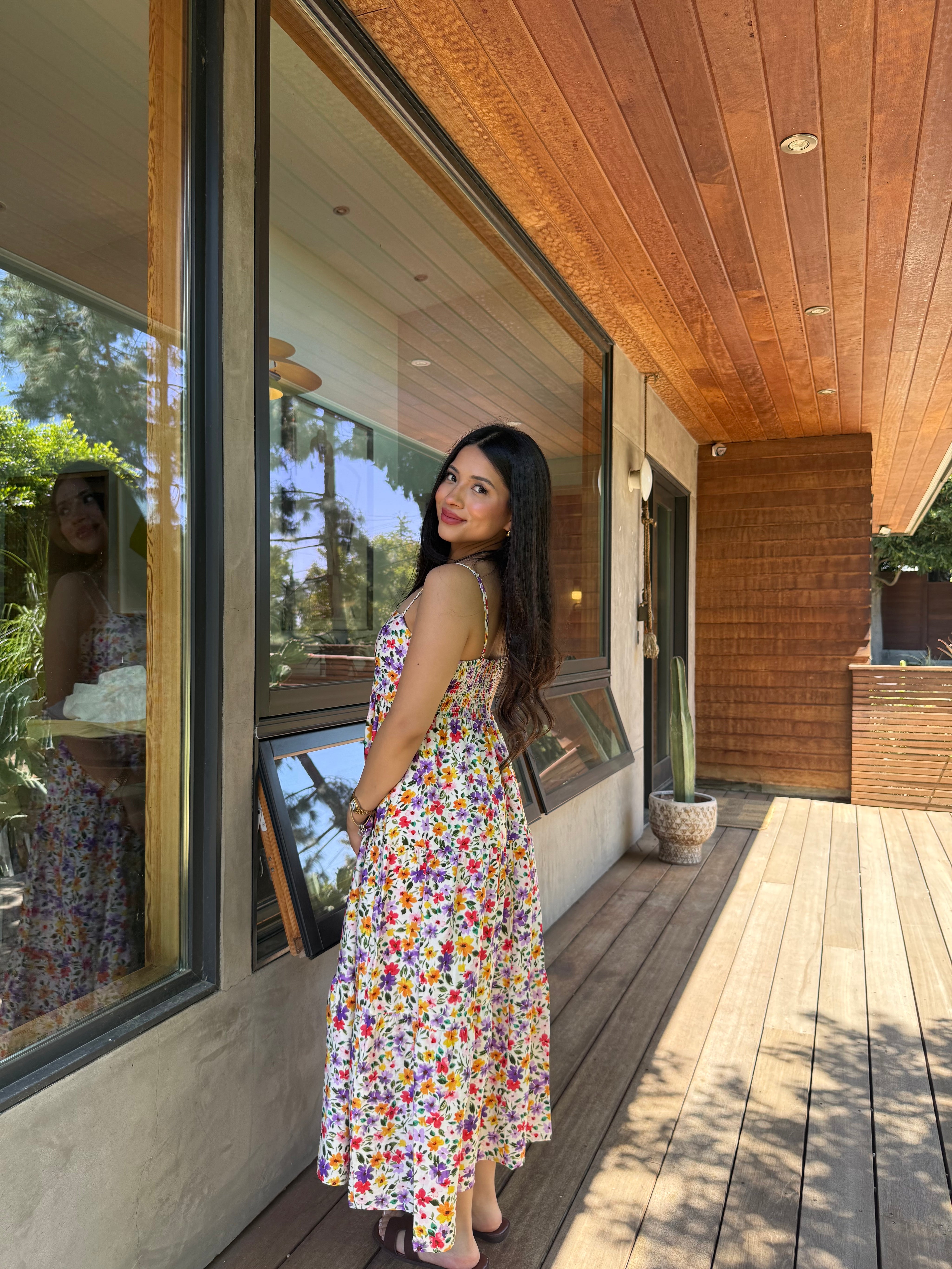 Sunset Flower Dress