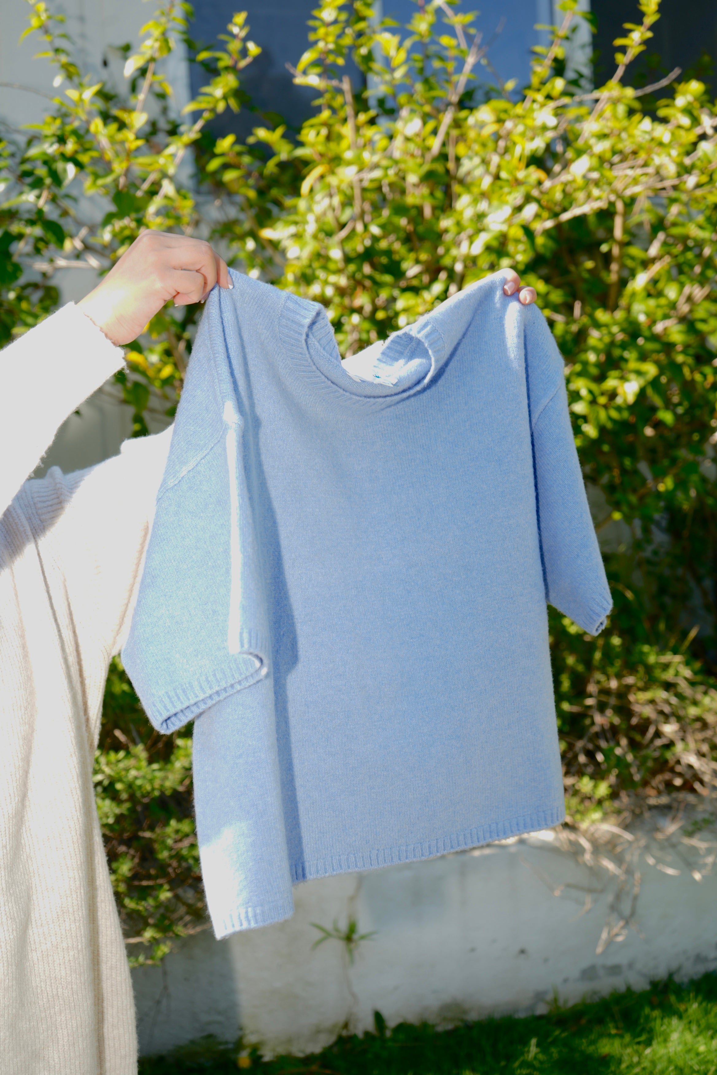 Lily Knit Top (Blue)