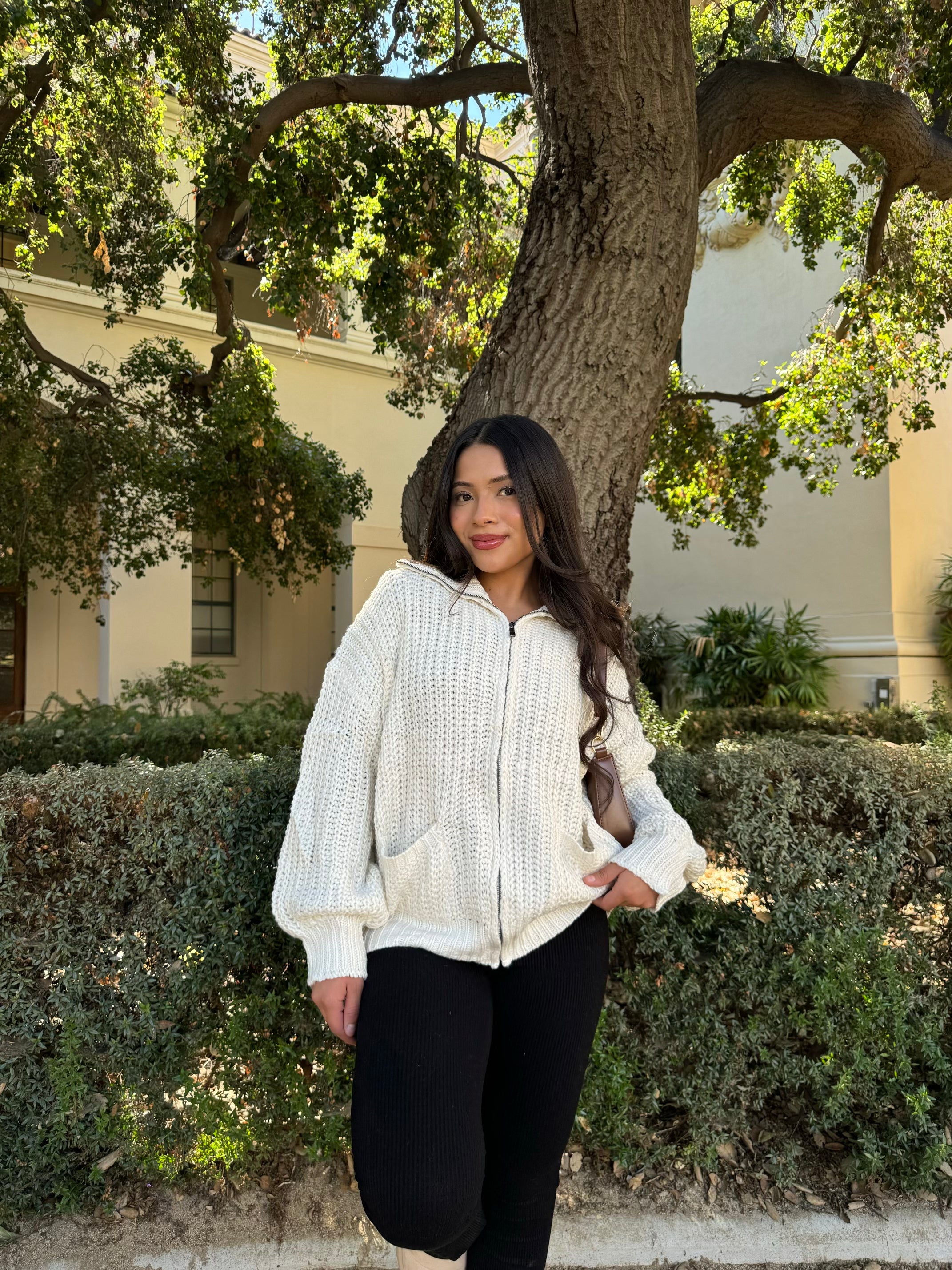 Blair Knit Sweater (Cream)