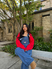 Keep It Cozy Shrug (Cherry)