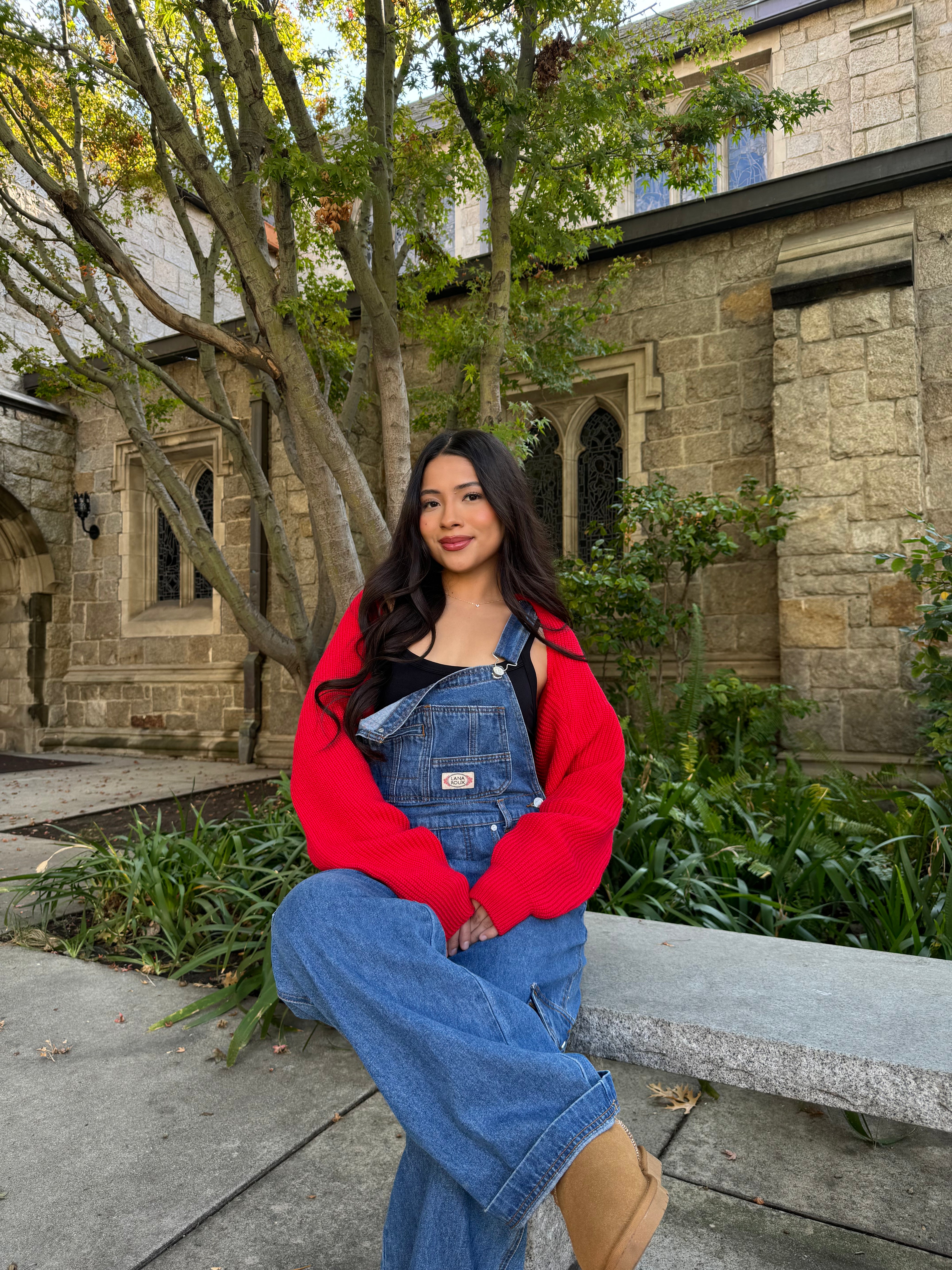 Keep It Cozy Shrug (Cherry)