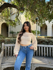 Bare Knit Crochet Long Sleeve