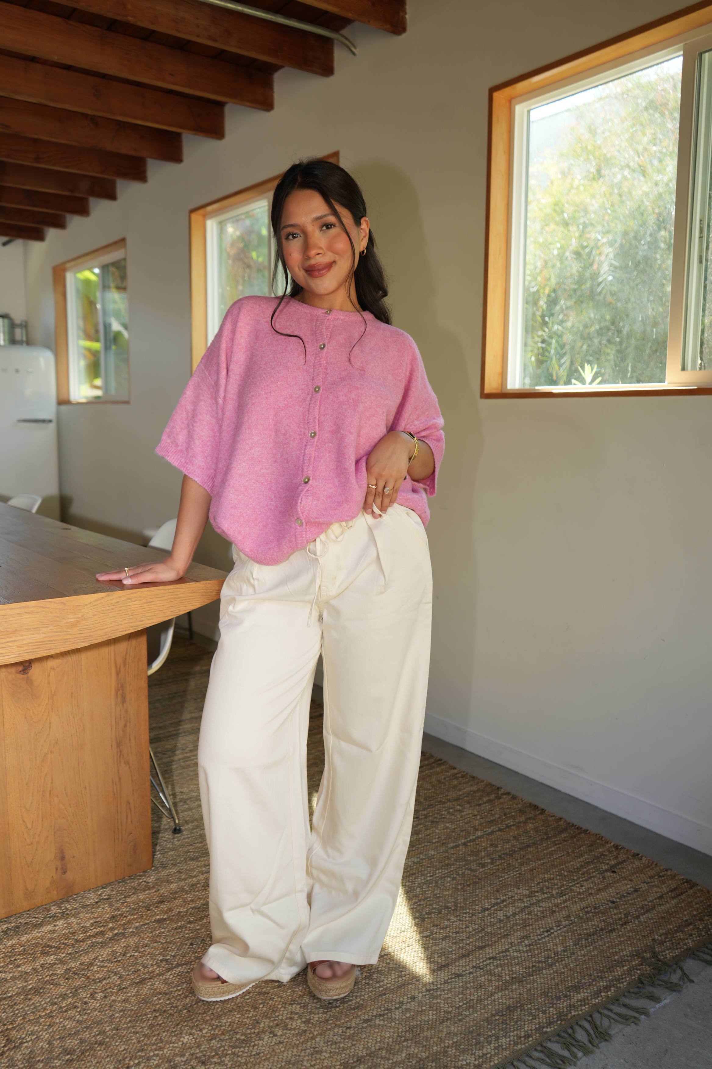 Jules Short Cardi (Pink)