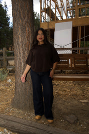Jules Short Cardi (Coffee)