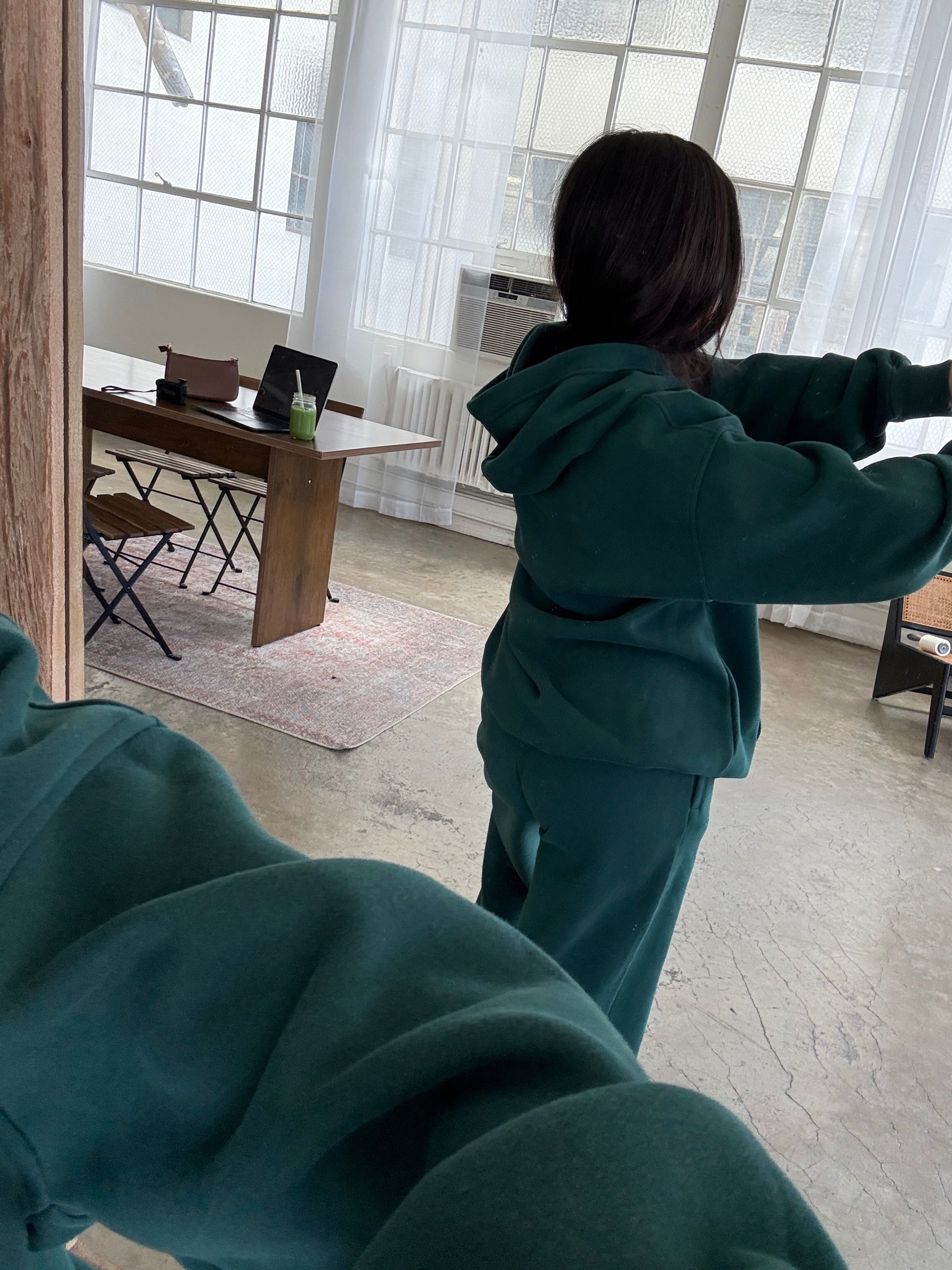 Serene Fleece Sweatpants (Hunter)