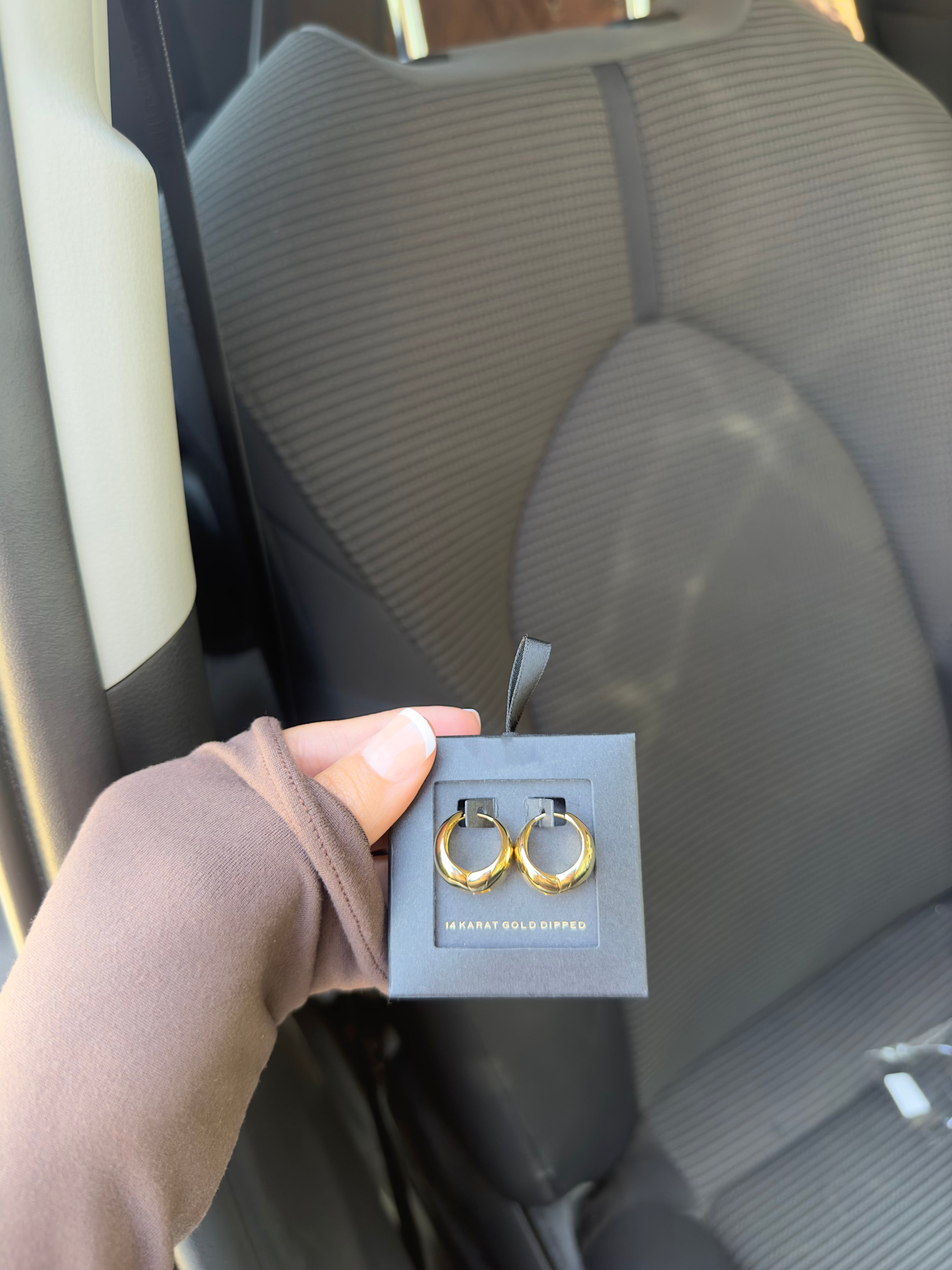 Chunky Hoop Earrings