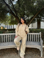 Love Cream Knit Set