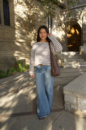 Morning Latte Knit Top