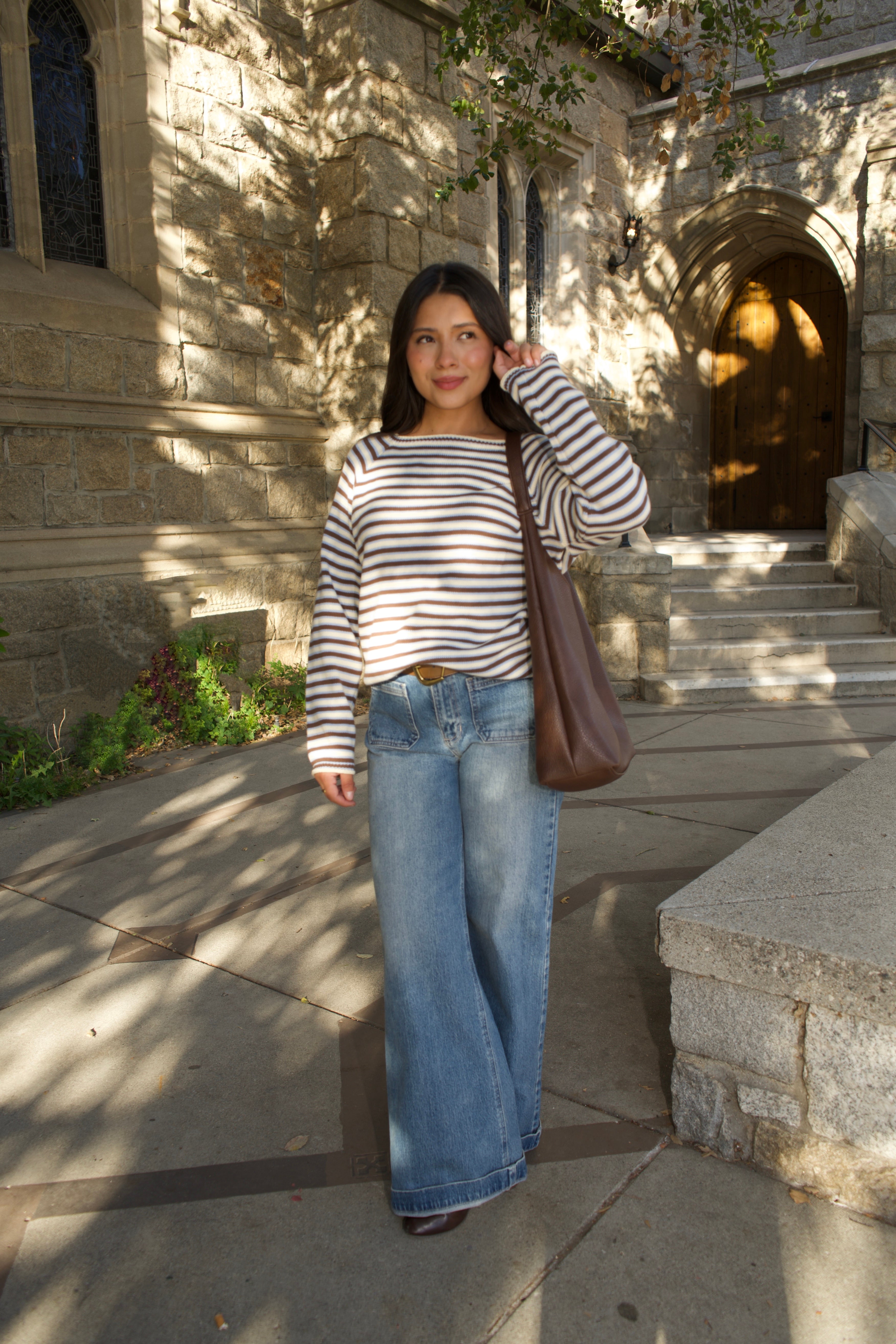 Morning Latte Knit Top