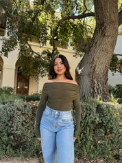 Love Letter Off the Shoulder Long Sleeve (*multiple colors*)