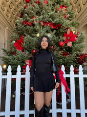 Butter Turtle Neck Long Sleeve (Black)