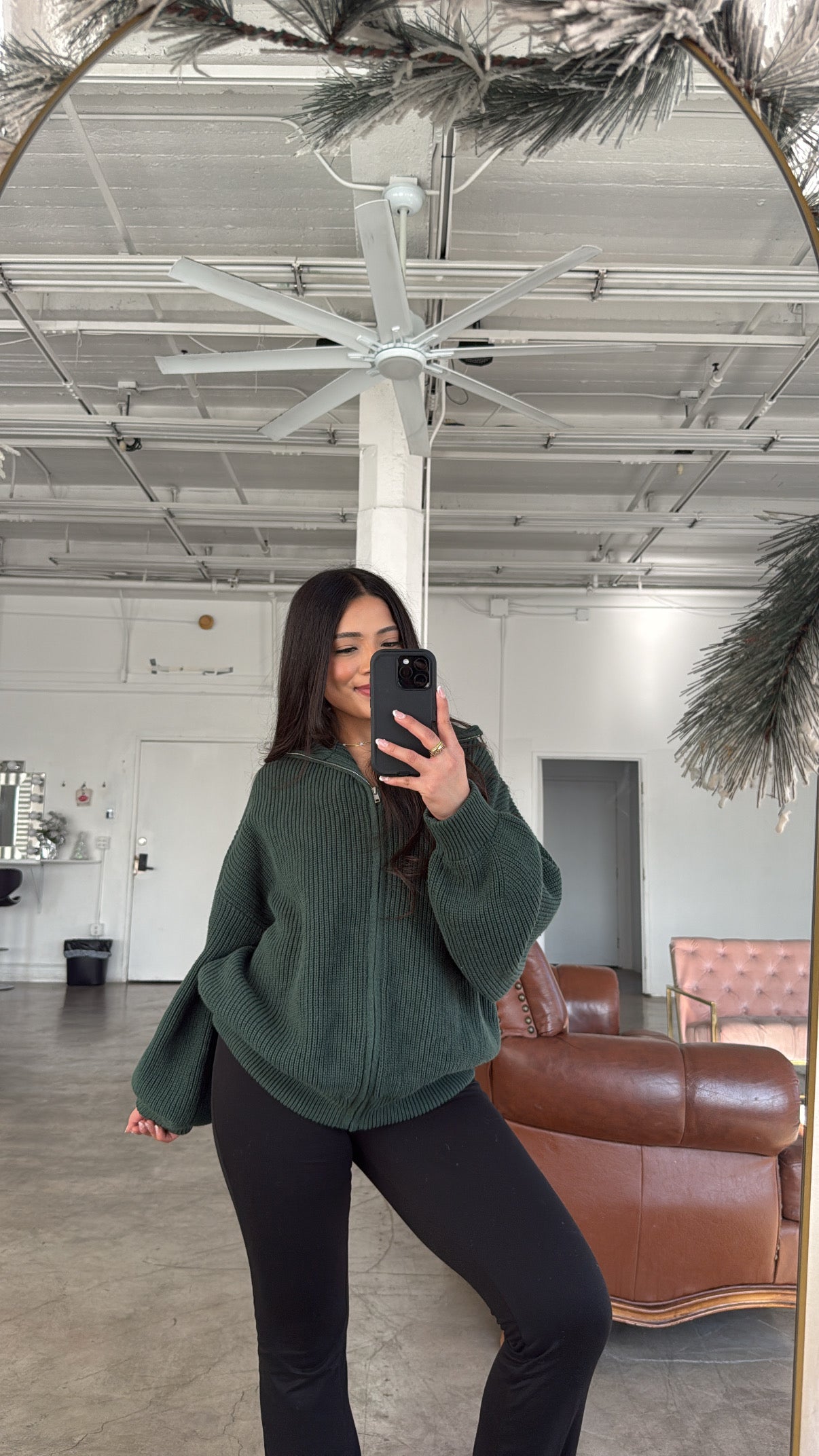 Brown Sugar Oversized Knit (Hunter)