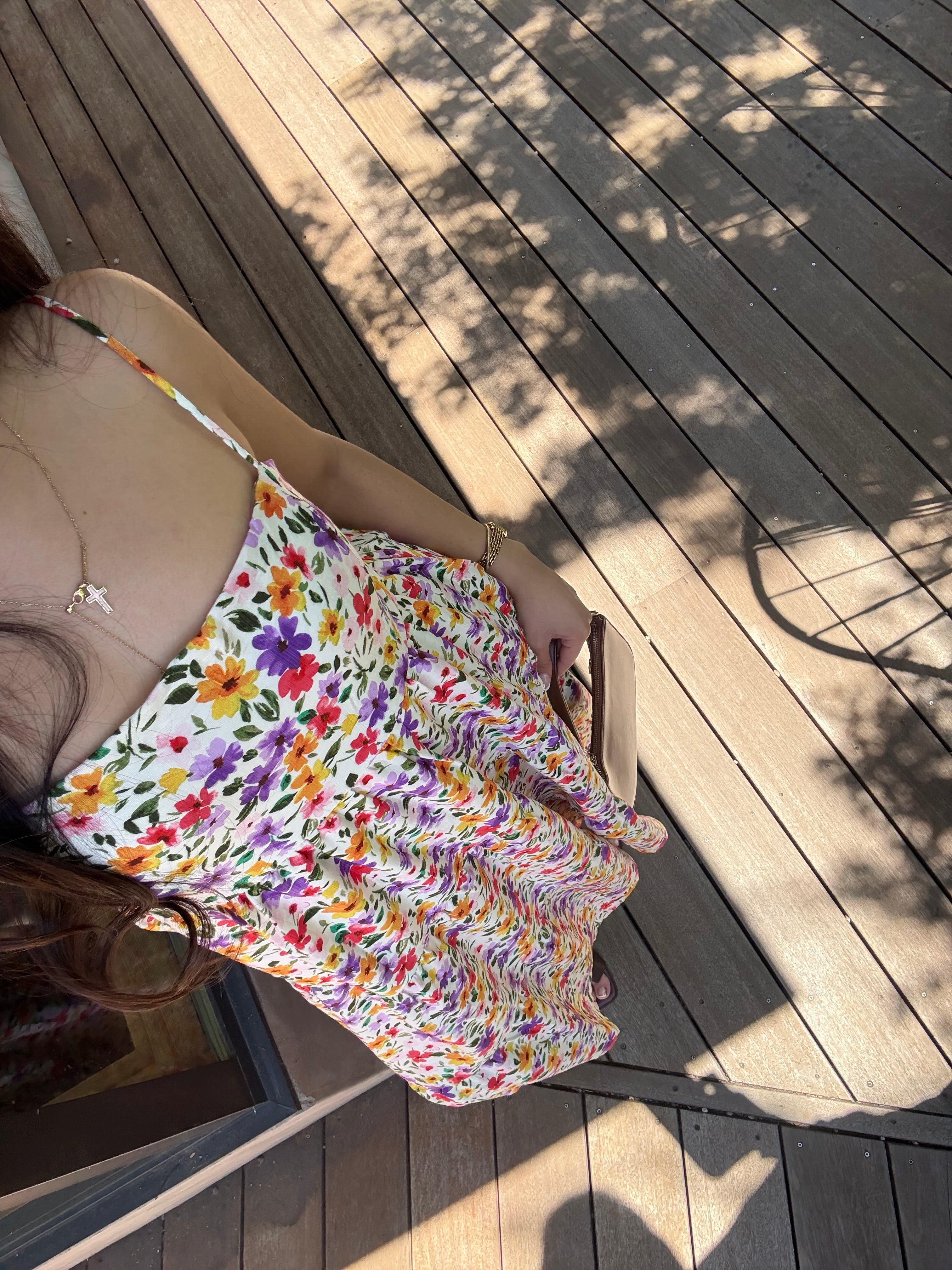 Sunset Flower Dress