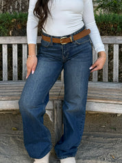 Beloved Low Rise Jeans (Dark Denim Wash)