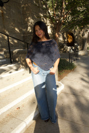 Playa Poncho (Navy Blue)