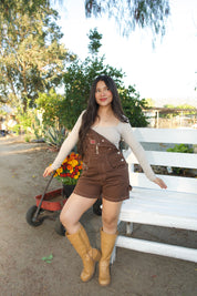 Oakley Short Overalls (Brown)