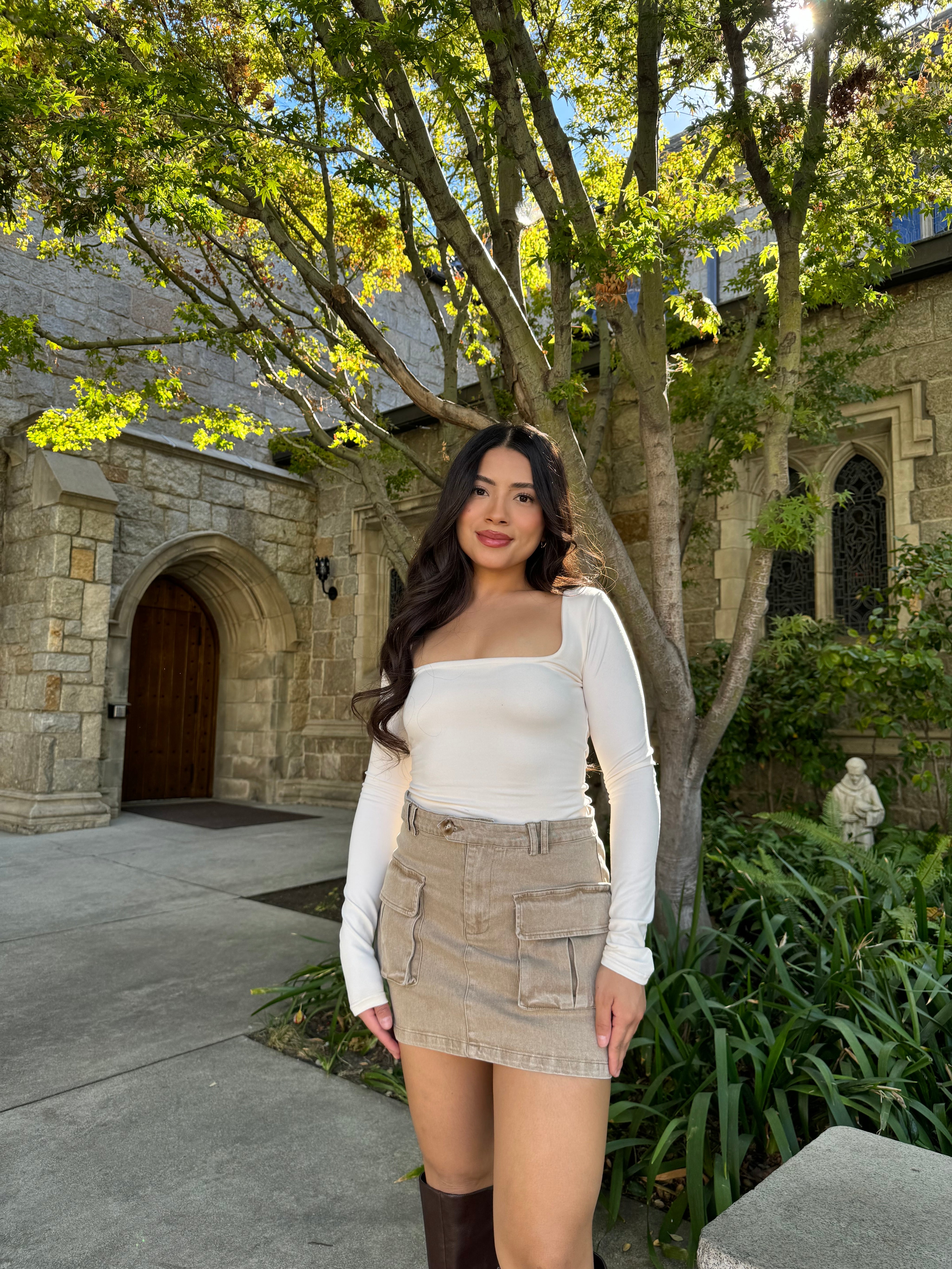 Butter Scoop Long Sleeve (Cream)