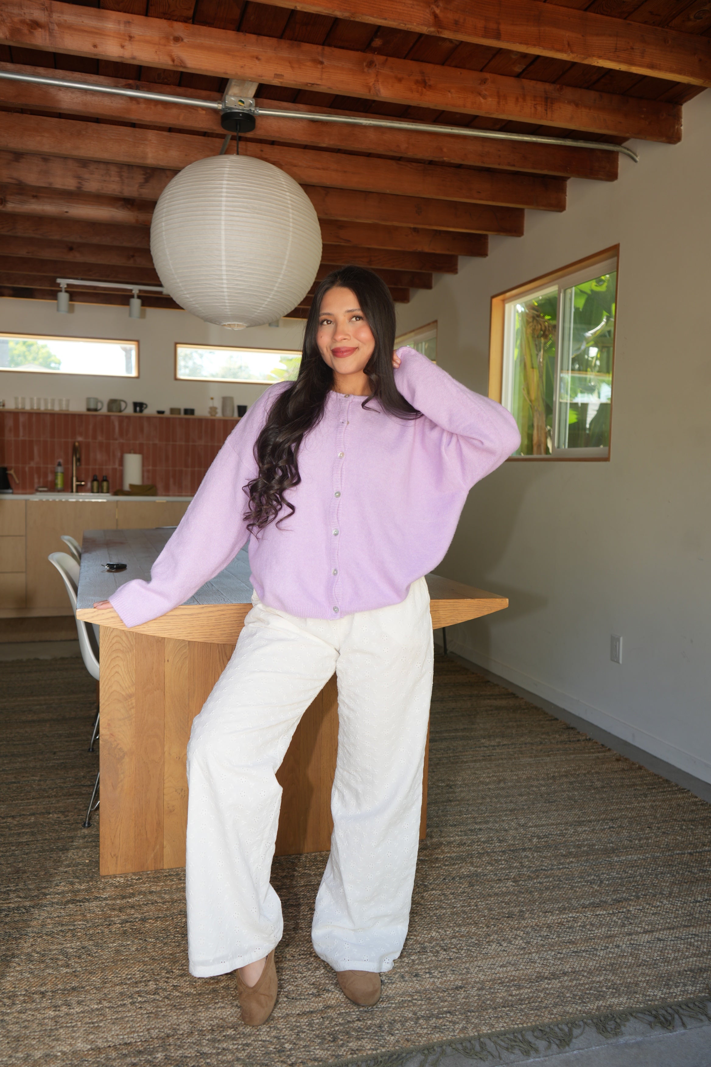 Jules Cardigan (Lavender)