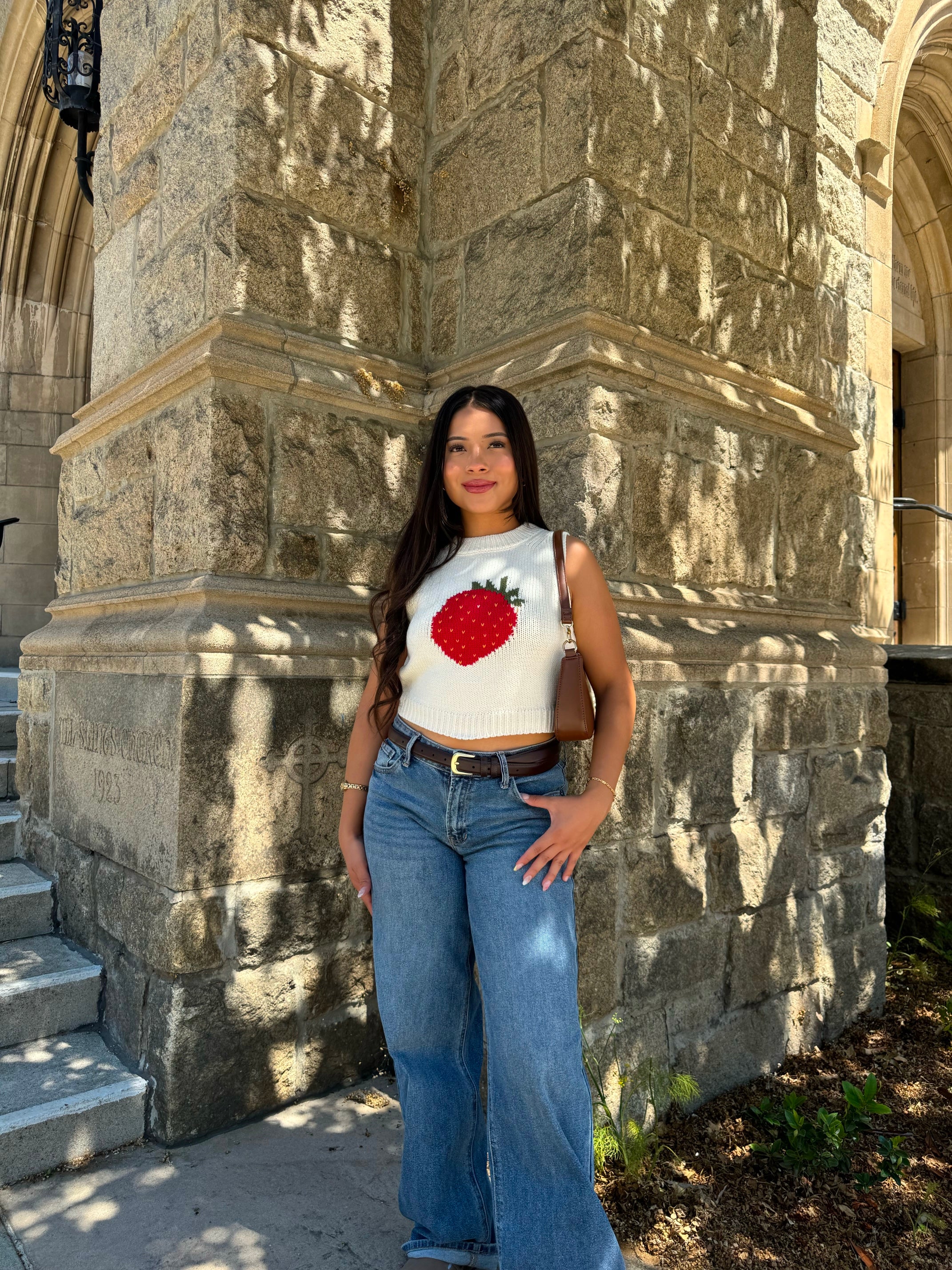 Strawberry Market Knit