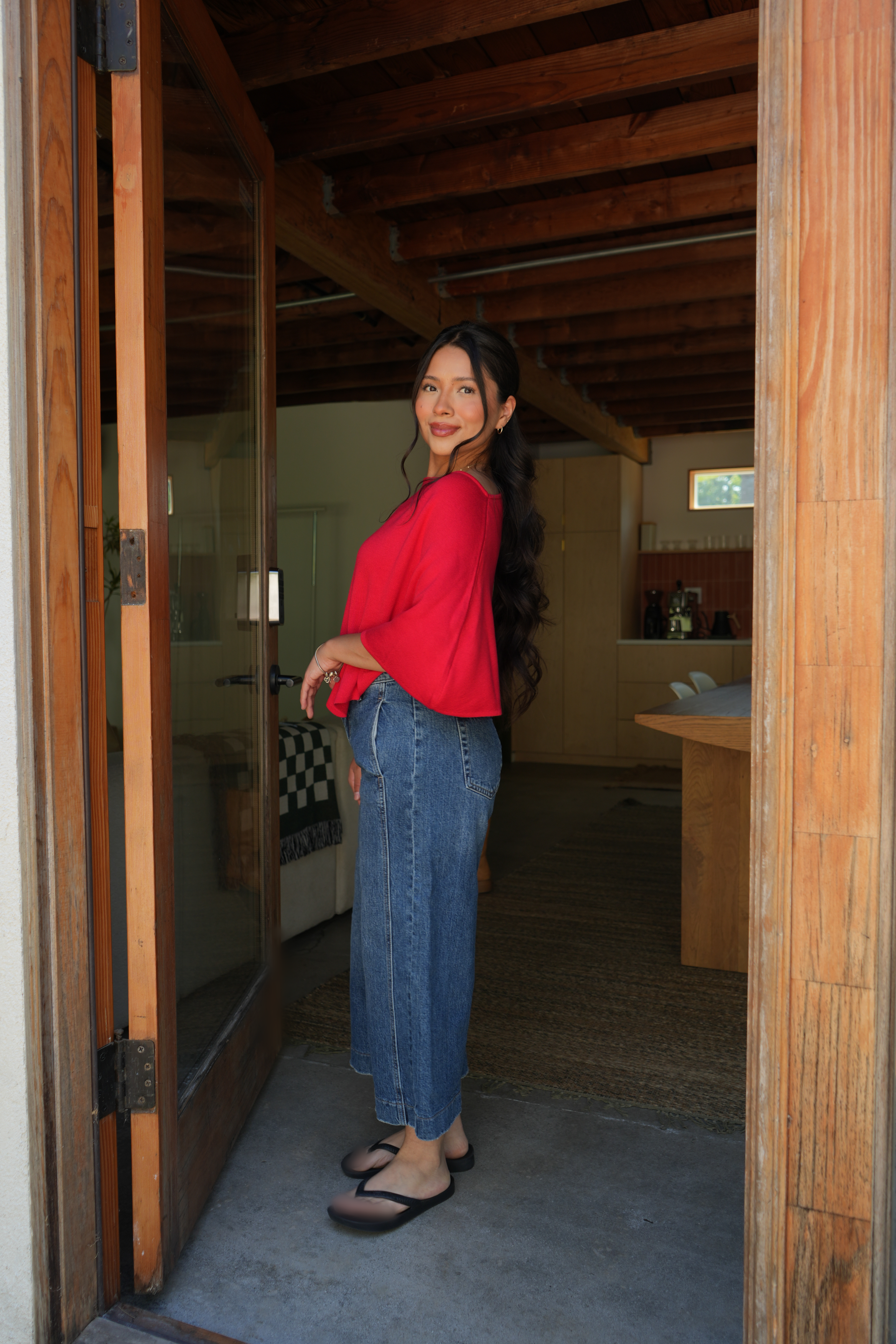 Sunbeam Poncho (Red)