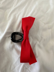 Silky Bow Claw Hair Clips