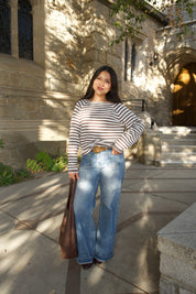Morning Latte Knit Top