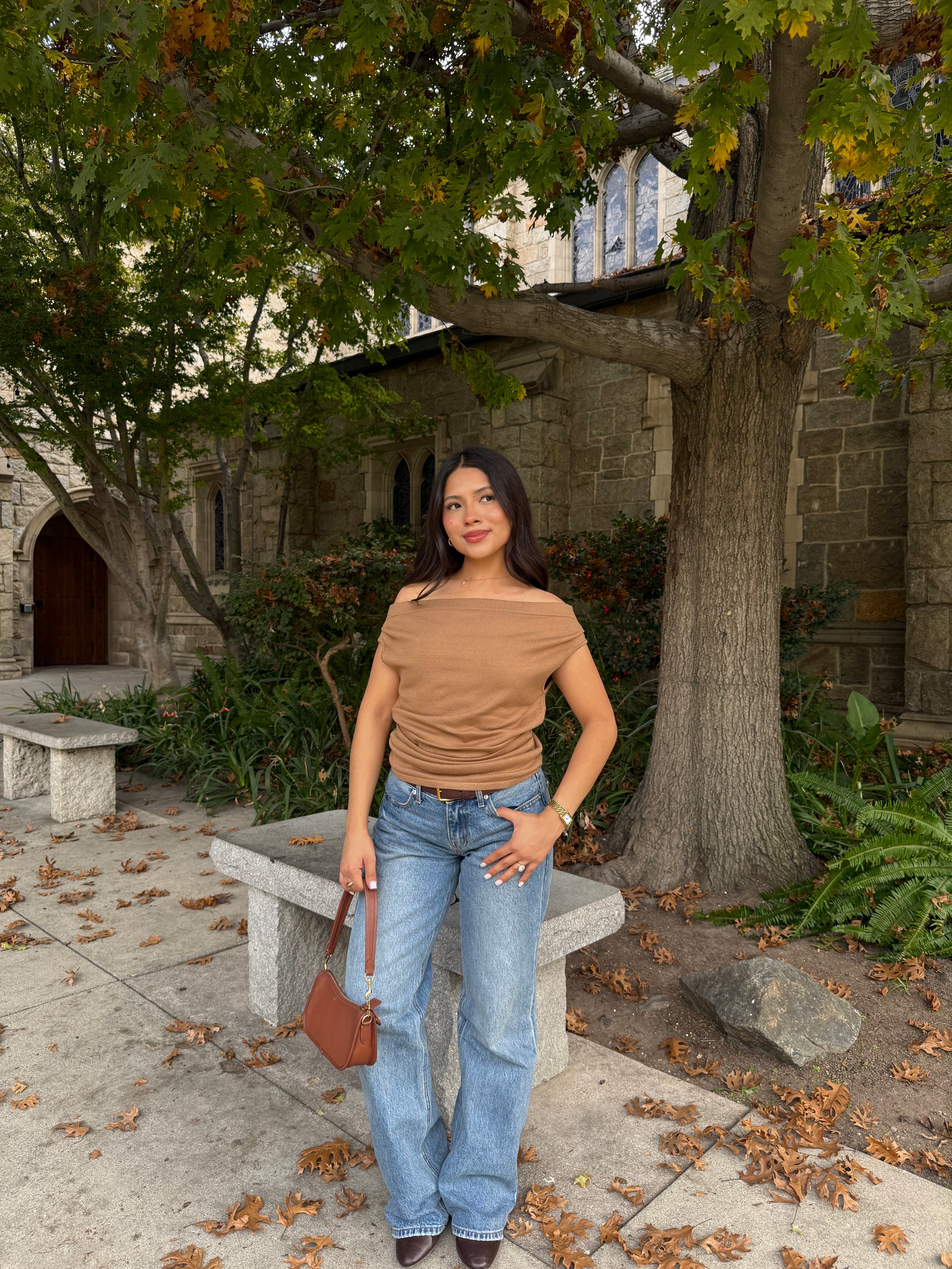 Maple Off The Shoulder Top