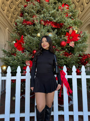 Butter Turtle Neck Long Sleeve (Black)