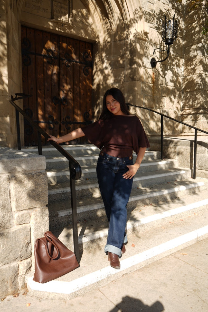 Amber Top (Brown)