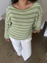 In the Coast Sweater (Light Green)