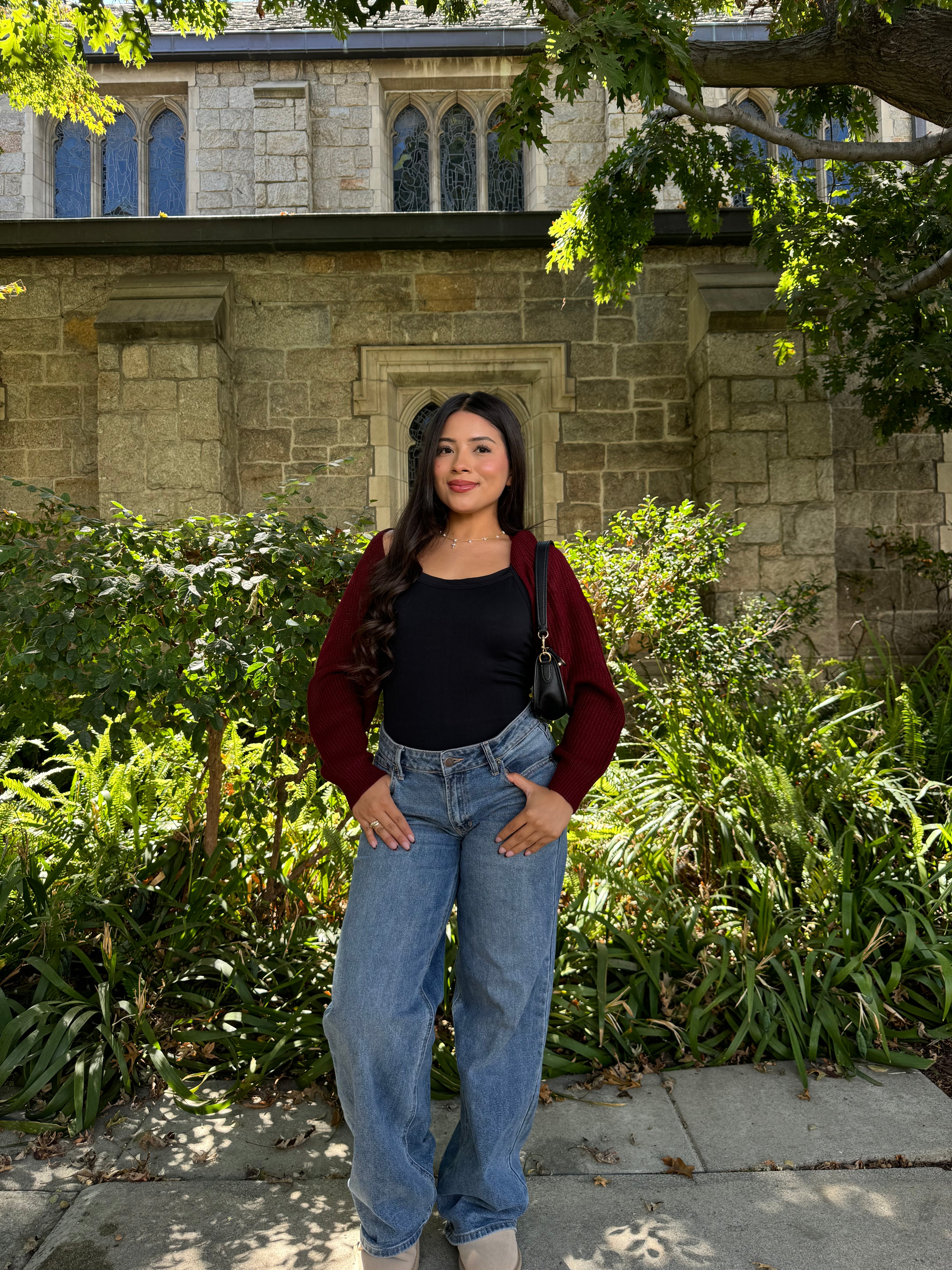 Hazel Cardigan Shrug (Cranberry)